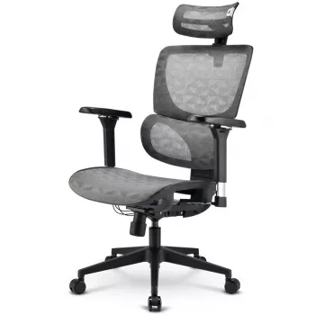 Cadeira de escritório Sharkoon OfficePal C40M assento em malha encosto em malha, cinzento, máx. 150 kg