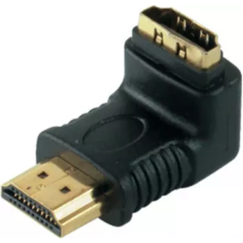 ShiverPeaks 77407 adaptador HDMI, ficha para tomada, angular para baixo