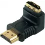 ShiverPeaks 77407 adaptador HDMI, ficha para tomada, angular para baixo