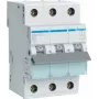 Hager MBN350. Número de polos: 3P. Frequência de rede: 50/60 Hz, corrente nominal de saída: 50 A (MBN350)