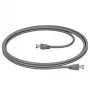 Cabo de rede Logitech Cat5e Kit comprimento 3m RJ-45 grafite