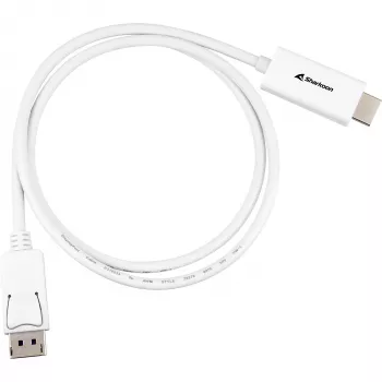 Cabo adaptador DisplayPort 1.2 Sharkoon 4K, 1 m de comprimento