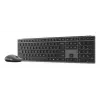 Conjunto de teclado e rato sem fios Lenovo 700 Modern Multi-Device – layout inglês dos EUA, Bluetooth, Luna Grey