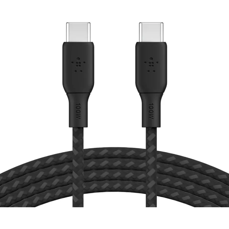Cabo USB Belkin CAB014bt3MBK 3 m USB-C preto USB 2.0