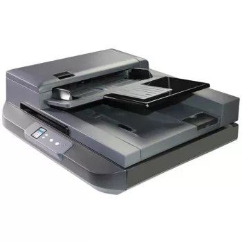 Scanner de mesa e ADF Avision AD5800 — 1200 x 1200 DPI, A4, ADF de 100 folhas, duplex, LCD, branco