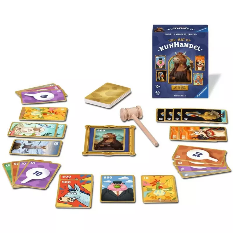 Kuhhandel 40 anos edição de aniversário, jogo de tabuleiro