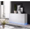 Aparador Cama Sideboard 2D REJA branco brilhante/branco brilhante