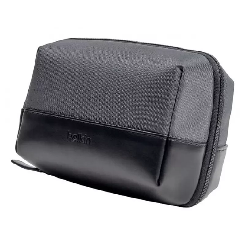 Organizador de viagem Belkin MMA013HQBK design compacto material resistente, bolsa de transporte para cabos e acessórios