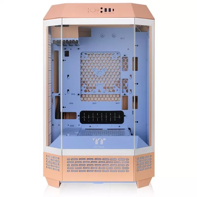 Thermaltake The Tower 300 pêssego vidro temperado