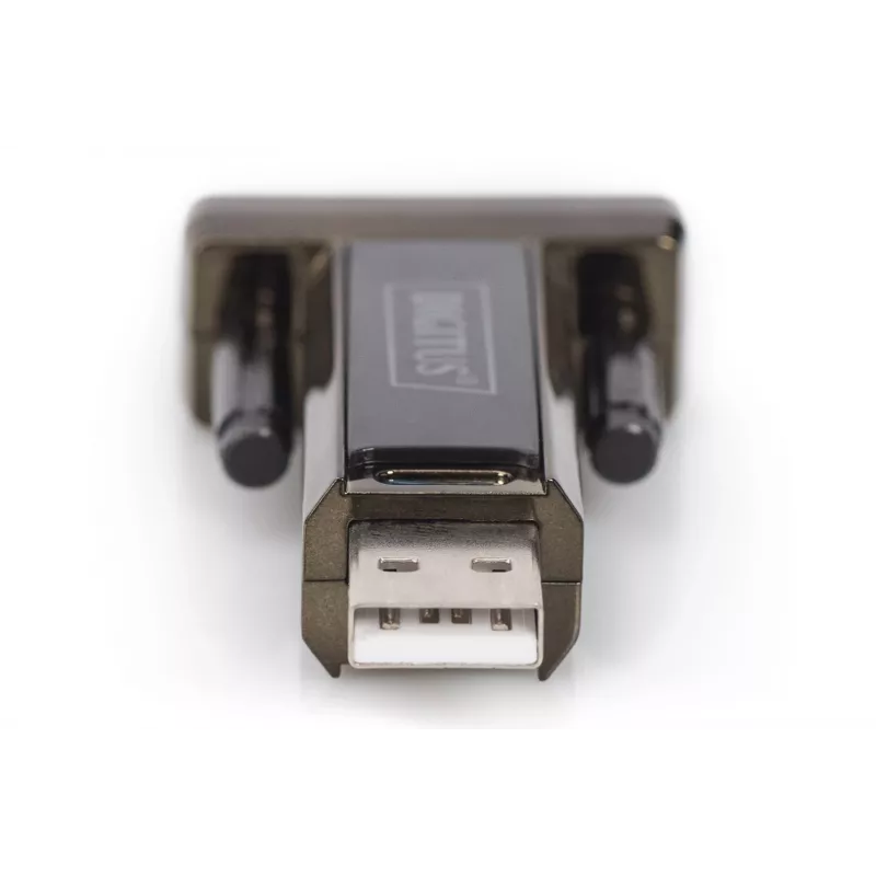 DIGITUS conversor USB 2.0 para série DSUB 9M incl. cabo USB-A 80 cm chipset FTDI USB 2.0 para RS232 (FT232RL)