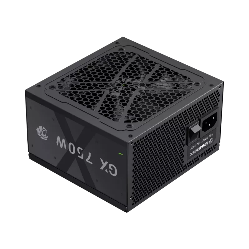 Fonte de alimentação Gamemax, 80 PLUS, Gold | GX 750GF | 750 W