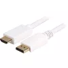 Cabo adaptador Sharkoon DisplayPort 1.2 > HDMI 4K branco 3 metros