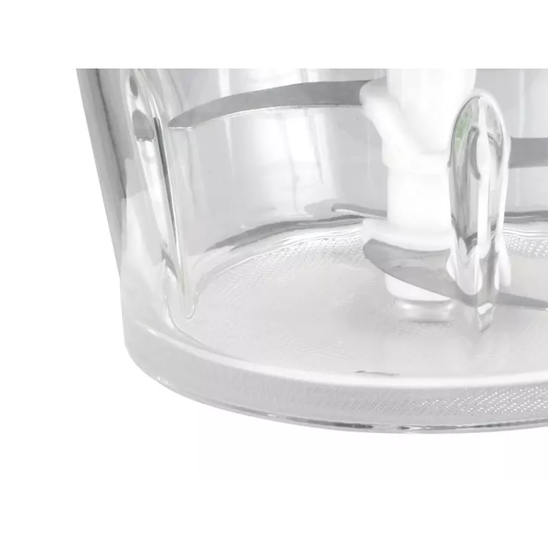 Beper P102ROB001 picador de alimentos, recipiente de vidro de 1,5 l, 500 W, 2 velocidades, 4 lâminas de aço inoxidável, aço inoxidável / preto