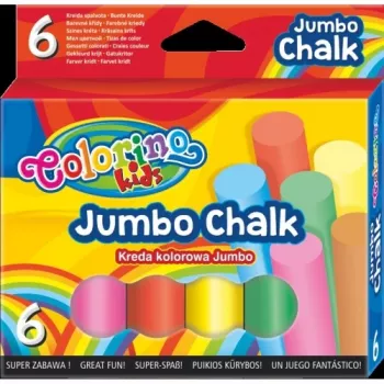 Giz de cor JUMBO Colorino Kids 6 cores