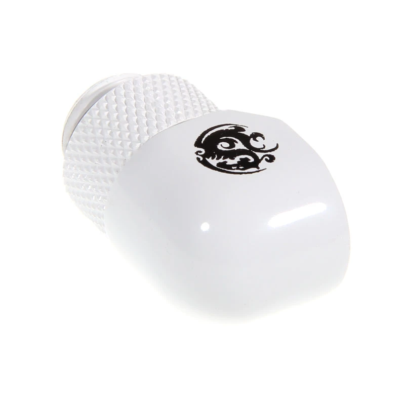 Bitspower BP-DW90R adaptador rotativo de 90° G1/4 macho para G1/4 fêmea, branco