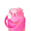 Garrafa de água motivacional Extralink 3W1 conjunto rosa-laranja 2000ML+900ML+300ML