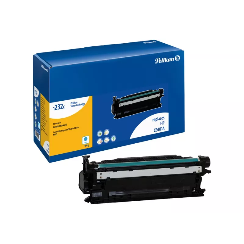 Pelikan toner HP CE401A 1232C 2500 páginas ciano