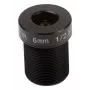 AXIS - objetiva CCTV - distância focal fixa - abertura fixa - 9,1 mm (1/2,8) - ligação M12 - 6 mm - f/1,6 (pack de 10) - para câmara de rede AXIS P3904-R M12, câmara de rede P3905-R M12