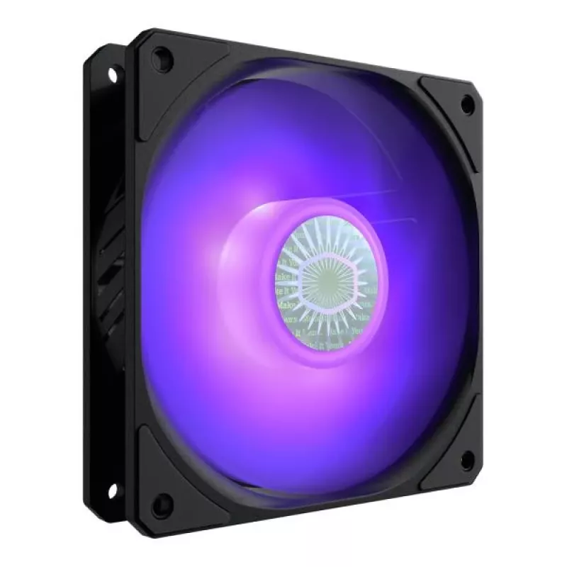 Cooler Master SickleFlow 120 RGB MFX-B2DN-18NPC-R1 ventoinha de caixa de 120 mm, 4 pinos, rolamento Rifle, 650-1800 RPM, 8-27 dBA