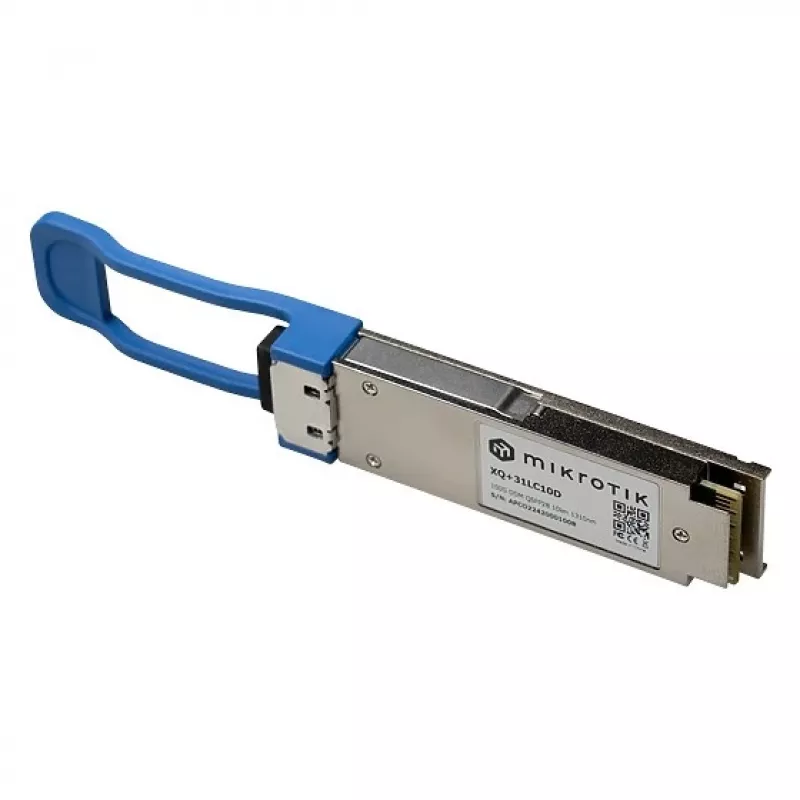 Mikrotik XQ+31LC10D módulo transceptor de rede fibra ótica 100000 Mbit/s QSFP28 1309 nm
