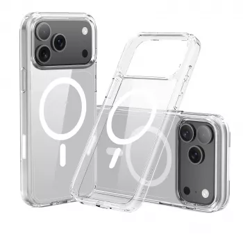Nevox StyleShell SHOCKFlex - iPhone 17 Pro Max compatível com MagSafe transparente