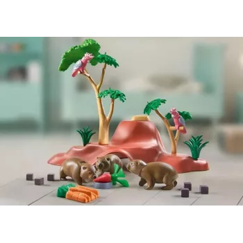 Conjunto de figuras Wiltopia 71625 Abrigo de wombat