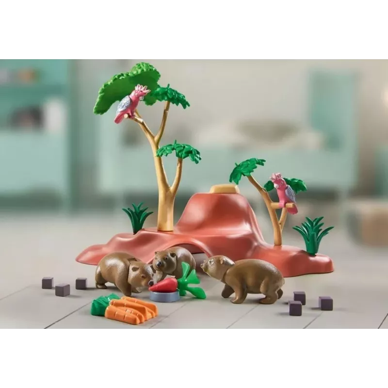 Conjunto de figuras Wiltopia 71625 Abrigo de wombat