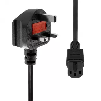 Cabo de alimentação ProXtend PC-GC15-001 1 m, preto, cabo de alimentação para aparelhos e PCs