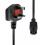 Cabo de alimentação ProXtend PC-GC15-001 1 m, preto, cabo de alimentação para aparelhos e PCs