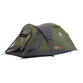 Tenda de cúpula Coleman Darwin 3+ 3 pessoas cinzento caqui estrutura rígida