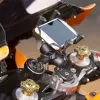 Base esférica para coluna de direção de motociclo RAM Mounts