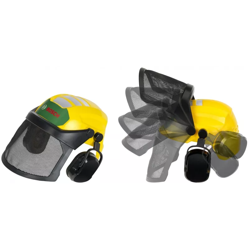 Capacete de lenhador KLEIN com viseira modelo 8199 — capacete de proteção de brincar para crianças