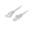 Cabo de rede LANBERG PCU6-10CU-0300-S Cat6 U/UTP RJ-45 straight-through, 3 m, cinzento