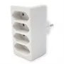 Régua de Tomadas Bachmann 921.273 – 4× Tomadas Euro, PVC Branco
