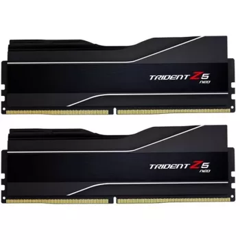 DIMM 64 GB DDR5-6000 (2x 32 GB) Dual-Kit, memória RAM preta, F5-6000J3238G32GX2-TZ5N, Trident Z5 NEO, AMD EXPO