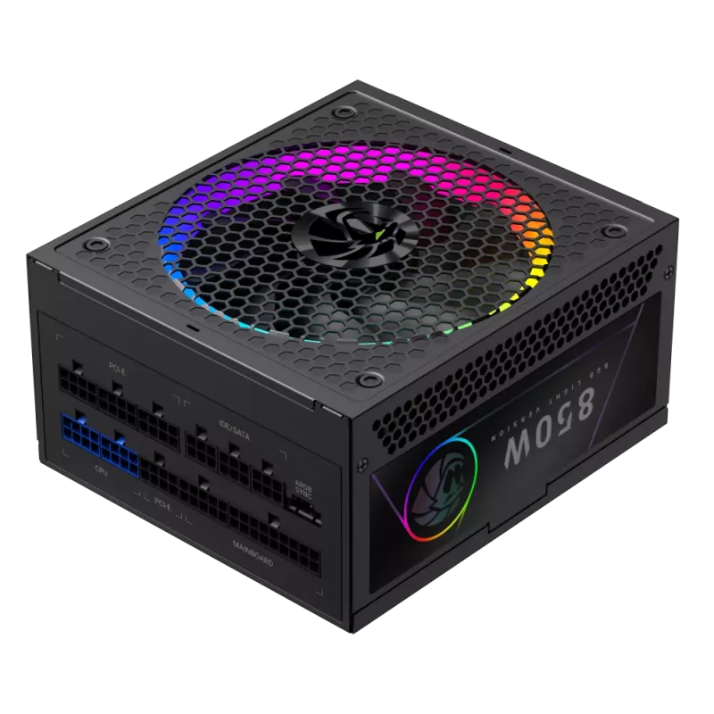 Fonte de alimentação Gamemax, 80 PLUS, Gold | RGB 850G | 850 W