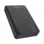 Caixa para HDD/SSD Unitek Y-3035 — SATA 2,5/3,5 polegadas, USB 3.2 Gen 1 (USB Type-B), 6 Gbit/s, preto, adaptador AC