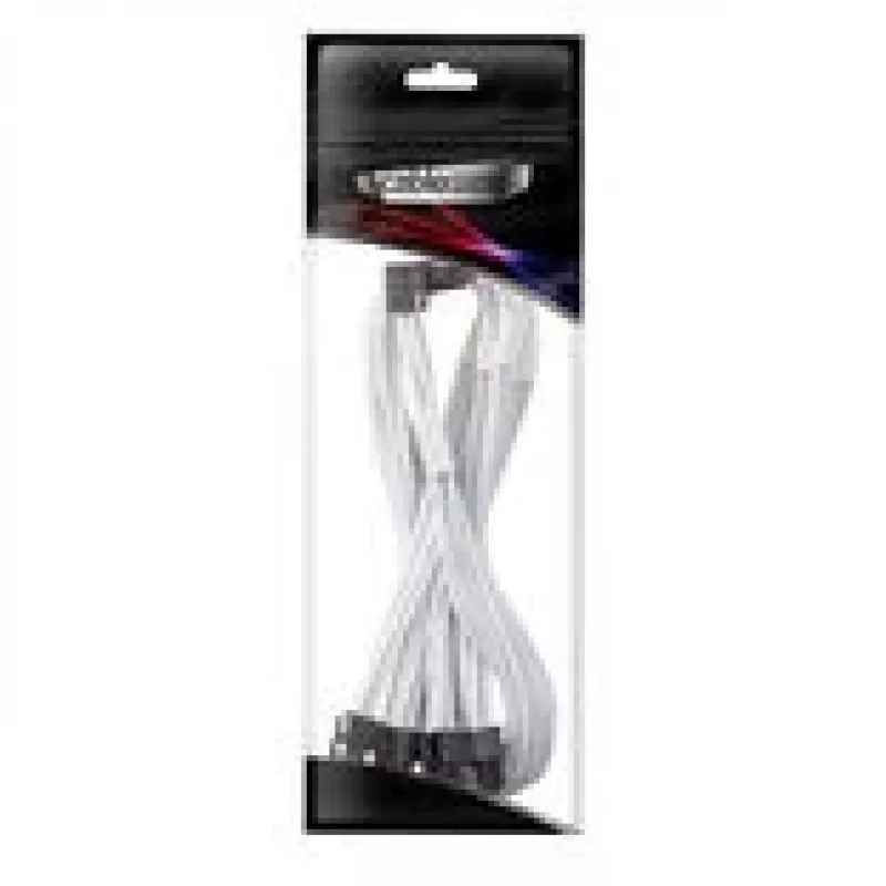 Cabo de ligação CableMod C-Series Pro variante A 90° 16-pin para 4×8-pin PCIe, branco