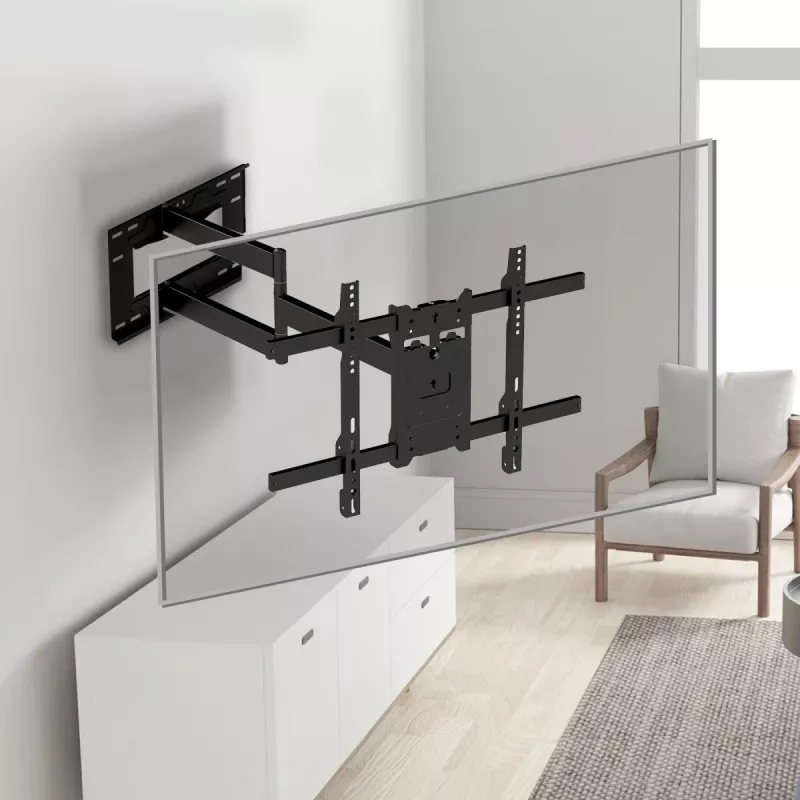 Suporte de TV MACLEAN MC-985 VESA 600x400 para televisores de 37–80 polegadas, carga máx. 45 kg