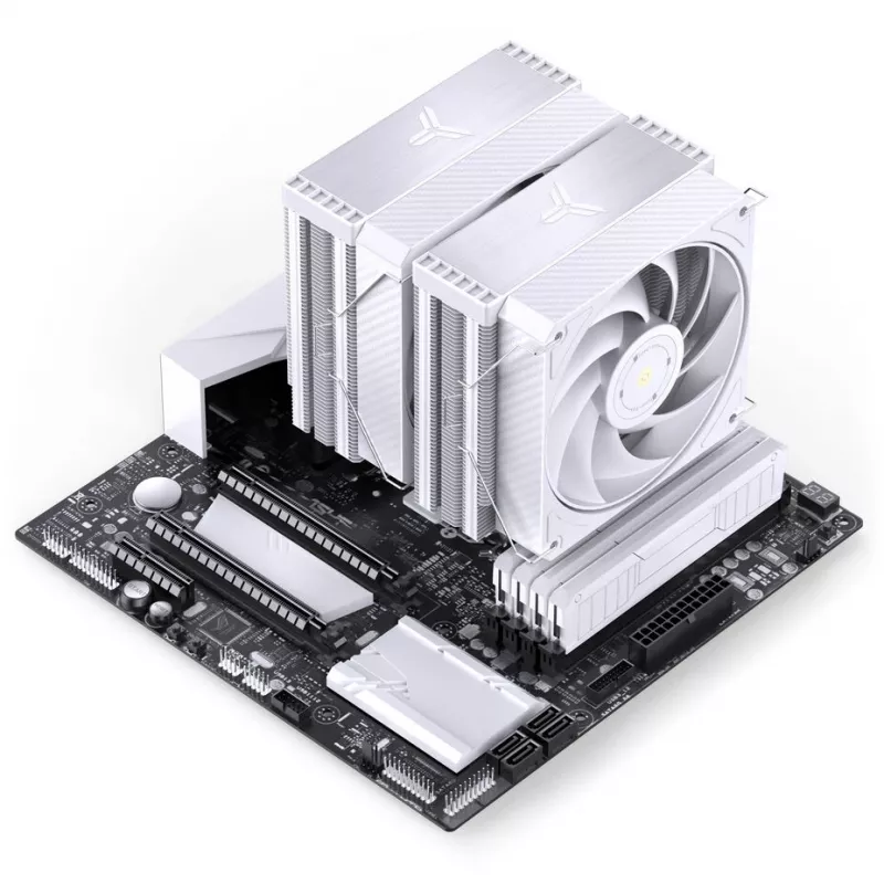 Jonsbo HX6280 refrigerador de CPU, PWM, RGB - 130 mm, branco