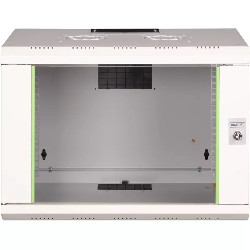 DIGITUS® Armário de parede 7HE - cinzento, RAL 7035 - 48,3 cm (19