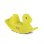 Cavalo de balanço amarelo
