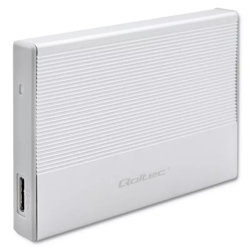 Caixa para SSD/HDD SATA de 2,5 polegadas QOLTEC 52278 USB 3.0, suporta até 2 TB