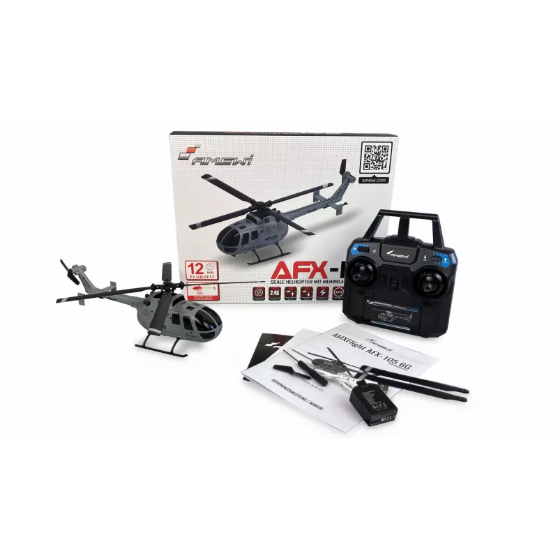 Avião VTOL Amewi AFX-105 motor elétrico 350 mAh 99 g