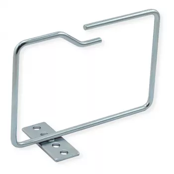 Passa-cabos ROLINE, 140x100 mm, metal, entrada de cabos frontal