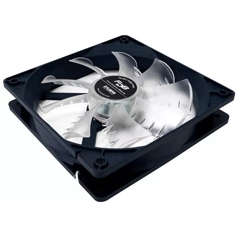 Sistema de arrefecimento para computador Zalman ZM-F3 FDB(SF) ventoinha para caixa de computador 12 cm preto, transparente
