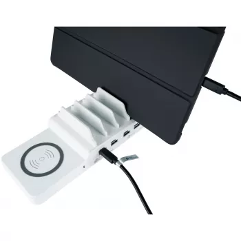 Carregador para dispositivos móveis Alcasa PCA-D006WQR carregamento rápido branco