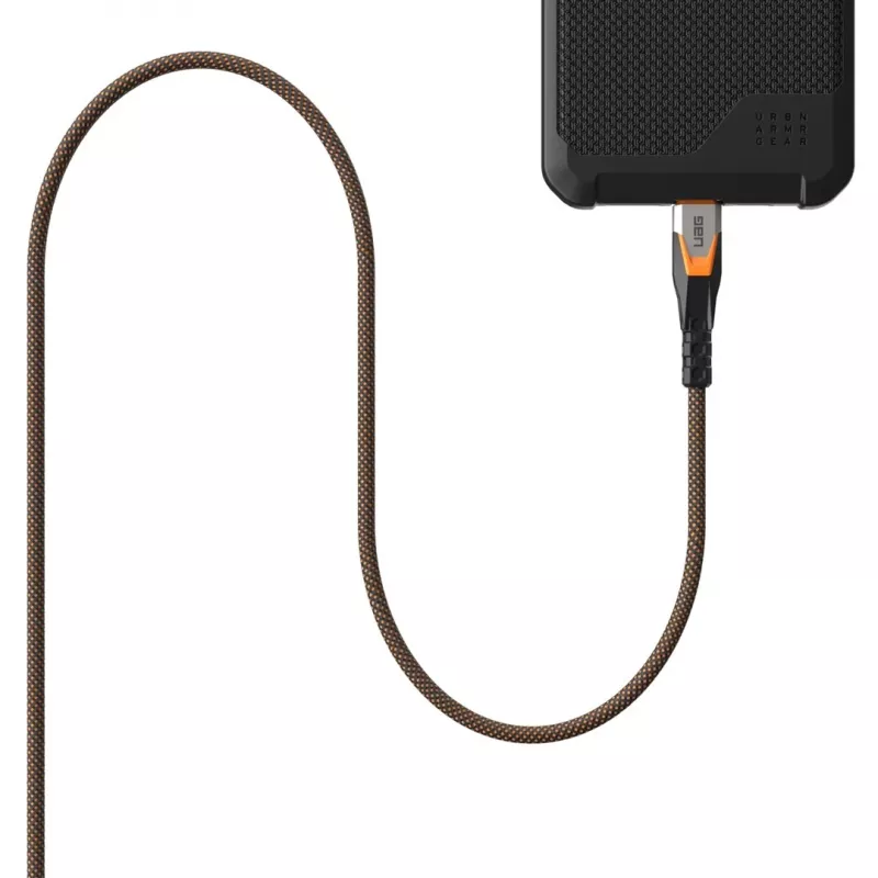 Cabo USB-C para USB-C C2G 9B4415114097 USB 3.2 Gen 2x2 0,75 m – preto/laranja