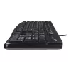 Desktop MK120, com fios, USB, QWERTZ, preto, rato incluído