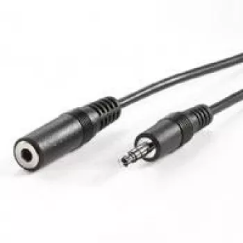VALUE Secomp VALUE - Cabo de extensão de áudio - ficha jack mini estéreo macho para ficha jack mini estéreo fêmea